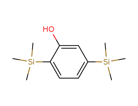 Molecular Structure of 113353-60-9 (Phenol, 2,5-bis(trimethylsilyl)-)
