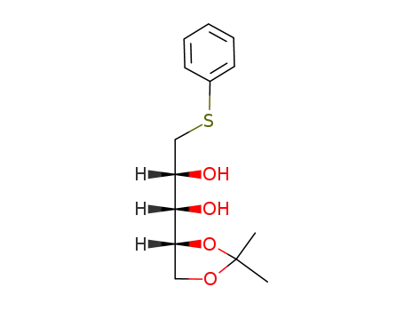(2R,3S,4R)-5-(Phenylthio)-1,2-O-isopropylidenepentane-1,2,3,4-tetrol