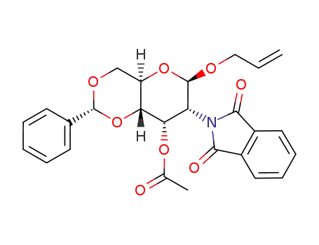 Allyl 3-O-acetyl-4,6-O-benzylidene-2-deoxy-2-phthalimido-β-D-allopyranoside