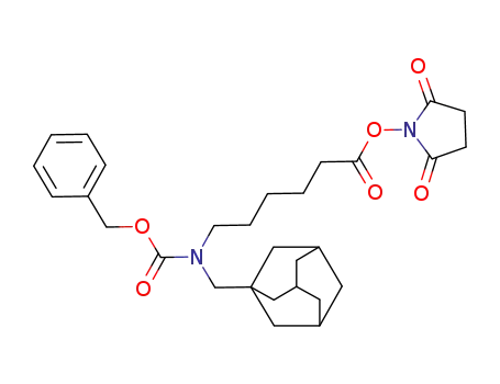 6-<N-(1-adamantylmethyl)-N-carbobenzoxyamino>hexanoic acid N-hydroxysuccinimide ester