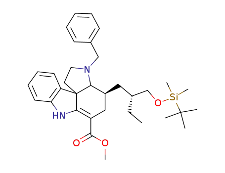 N<sup>b</sup>-benzyl-21-<(tert-butyldimethylsilyl)oxy>-D-seco-Ψ-vincadifformine