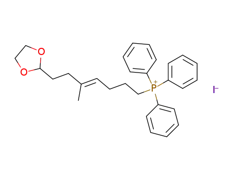 ((E)-7-[1,3]Dioxolan-2-yl-5-methyl-hept-4-enyl)-triphenyl-phosphonium; iodide