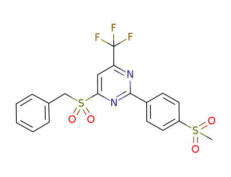 C<sub>19</sub>H<sub>15</sub>F<sub>3</sub>N<sub>2</sub>O<sub>4</sub>S<sub>2</sub>