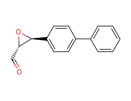 Molecular Structure of 1015486-66-4 (3-(4-biphenyl)-oxirane-2-carbaldehyde)