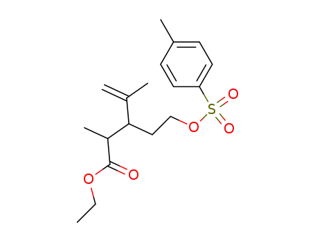 3-isopropenyl-2-methyl-3-(toluene-p-sulphonyloxy)pentanoate