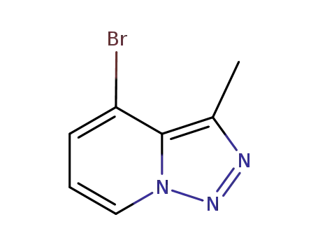Molecular Structure of 1024741-95-4 (4-BROMO-3-METHYL-[1,2,3]TRIAZOLO[1,5-A]PYRIDINE)