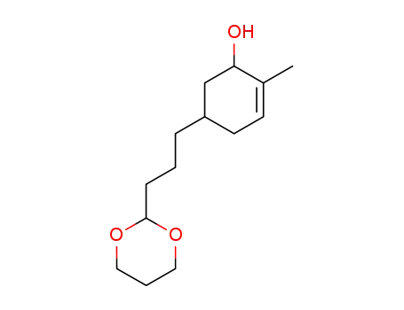 5-<3-(1,3-Dioxacyclohexyl)propyl>-2-methyl-2-cyclohexen-1-ol