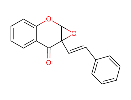 (E)-2,3-epoxy-3-styrylchroman-4-one