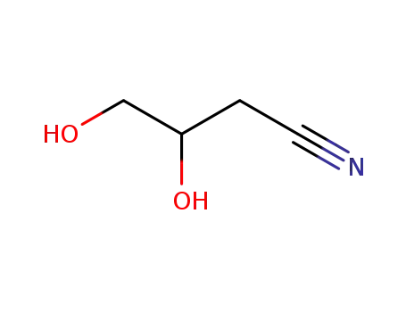 Molecular Structure of 83527-35-9 (Butanenitrile, 3,4-dihydroxy-)
