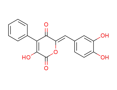 6-(3,4-Dihydroxybenzyliden)-3-hydroxy-4-phenyl-2H-pyran-2,5(6H)-dion