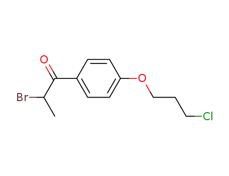 α-bromo-4-(3-chloropropoxy)propiophenone