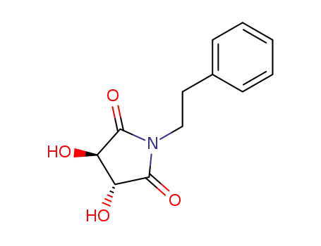(3R,4R)-3,4-dihydroxy-1-(2-phenylethyl)-2,5-pyrrolidinedione