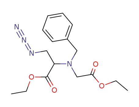3-Azido-2-(benzyl-ethoxycarbonylmethyl-amino)-propionic acid ethyl ester