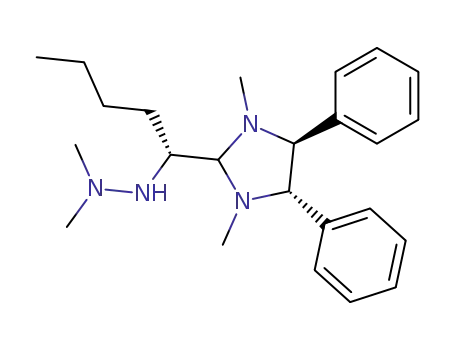 (4S,5S)-2-<(R)-1-(N,N-dimethylhydrazino)pentyl>-1,3-dimethyl-4,5-diphenylimidazolidine