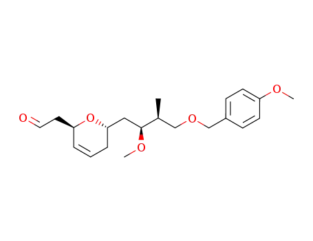 {(2R,6S)-6-[(2S,3S)-2-Methoxy-4-(4-methoxy-benzyloxy)-3-methyl-butyl]-5,6-dihydro-2H-pyran-2-yl}-acetaldehyde