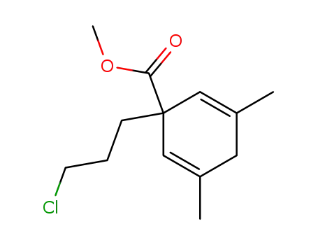 2,5-Cyclohexadiene-1-carboxylic acid, 1-(3-chloropropyl)-3,5-dimethyl-,
methyl ester