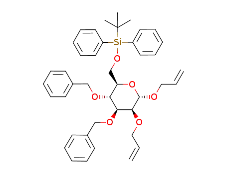 allyl 2-O-allyl-3,4-di-O-benzyl-6-O-tert-butyldiphenylsilyl-α-D-mannopyranoside