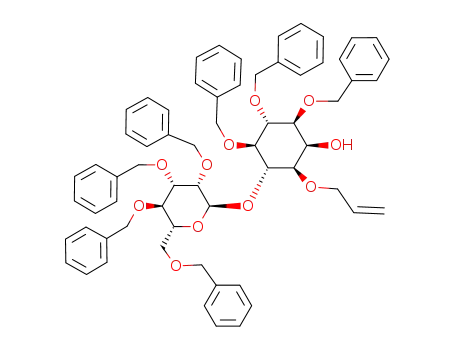 1-O-allyl-3,4,5-tri-O-benzyl-6-O-(2',3',4',6'-tetra-O-benzyl-α-D-mannopyranosyl)-D-myo-inositol