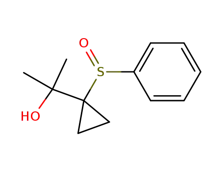 2-(1-Benzenesulfinyl-cyclopropyl)-propan-2-ol