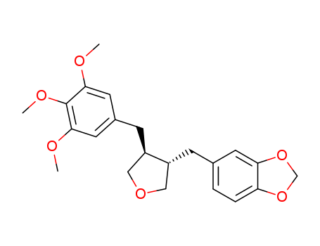 1,3-Benzodioxole,5-[[(3S,4S)-tetrahydro-4-[(3,4,5-trimethoxyphenyl)methyl]-3-furanyl]methyl]- cas  23284-23-3