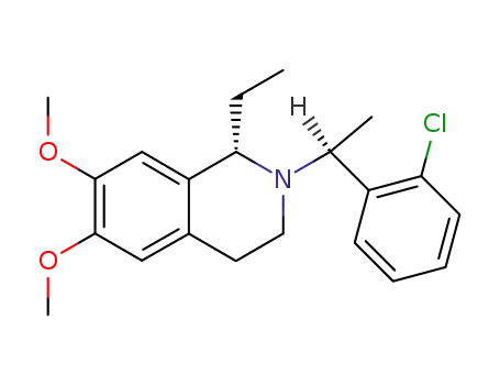 (S)-2-[(S)-1-(2-Chloro-phenyl)-ethyl]-1-ethyl-6,7-dimethoxy-1,2,3,4-tetrahydro-isoquinoline