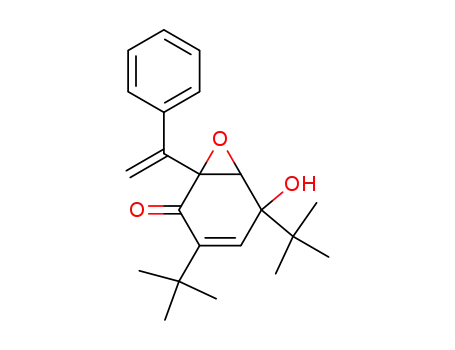 3,5-Di-tert-butyl-5-hydroxy-1-(1-phenyl-vinyl)-7-oxa-bicyclo[4.1.0]hept-3-en-2-one