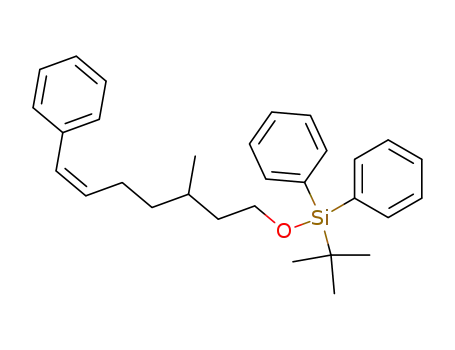 (+/-)-(Z)-7-<(tert-Butyldiphenylsilyl)oxy>-5-methyl-1-phenyl-1-heptene