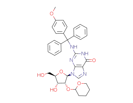 Guanosine,
N-[(4-methoxyphenyl)diphenylmethyl]-2'-O-(tetrahydro-2H-pyran-2-yl)-