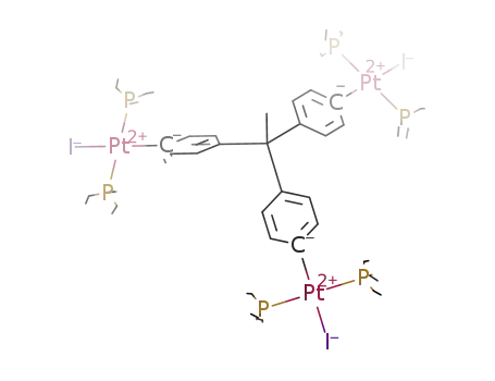 1,1,1-tris[4-(trans-Pt(PEt<sub>3</sub>)2I)phenyl]ethane