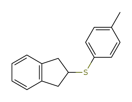 Molecular Structure of 93435-72-4 (2-[(4-Methylphenyl)sulfanyl]indane)