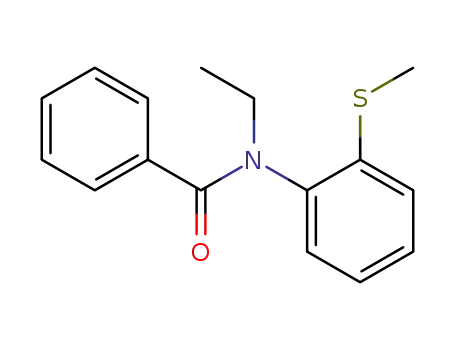Benzamide, N-ethyl-N-[2-(methylthio)phenyl]-