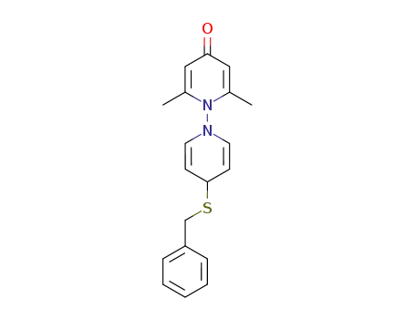 Molecular Structure of 71831-63-5 (4'-Benzylsulfanyl-2,6-dimethyl-4'H-[1,1']bipyridinyl-4-one)