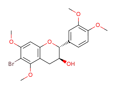 6-bromo-3',4',5,7-tetra-O-methyl-(+)-catechin