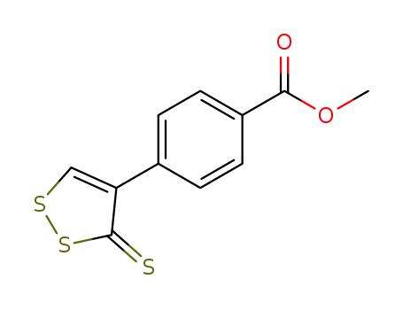 methyl 4-(3-thioxo-3H-1,2-dithiol-4-yl)benzoate