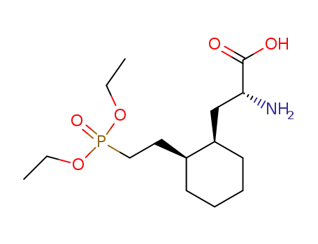 (2R,4R,5S)-α-Amino-2-<2'-(diethylphosphono)ethyl>cyclohexanepropionic acid