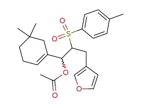 1-<1-acetoxy-3-(3-furyl)-2-tosylpropyl>-5,5-dimethylcyclohexene