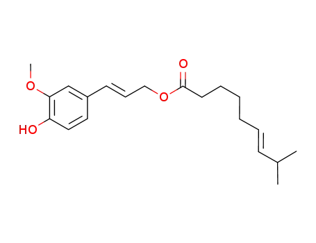 Molecular Structure of 946572-73-2 (coniferyl (E)-8-methyl-6-nonenoate)