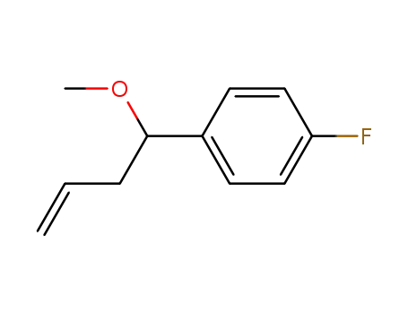 1-fluoro-4-(1-methoxybut-3-enyl)benzene