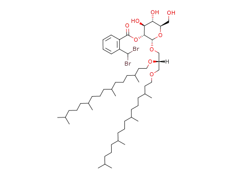1-O-(2-O-dibromomethylbenzoyl-α-D-glucopyranosyl)-2,3-di-O-phytanyl-sn-glycerol