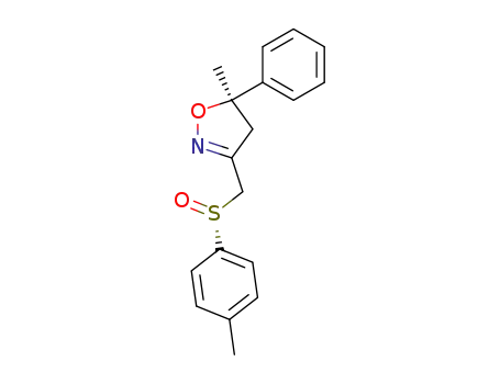 (R)-5-Methyl-5-phenyl-3-((R)-toluene-4-sulfinylmethyl)-4,5-dihydro-isoxazole