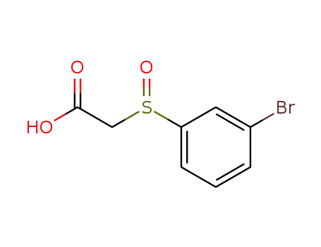 Acetic acid, [(3-bromophenyl)sulfinyl]-