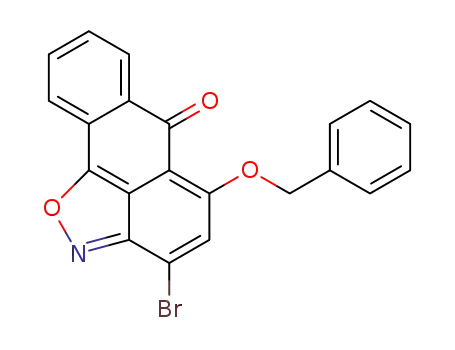 6-H-6-oxo-3-bromo-5-benzyloxyanthra<1,9-cd>isoxazole