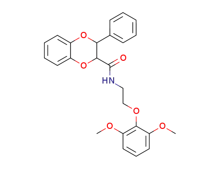 3-Phenyl-2,3-dihydro-benzo[1,4]dioxine-2-carboxylic acid [2-(2,6-dimethoxy-phenoxy)-ethyl]-amide