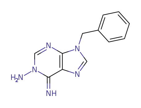 1H-Purin-1-amine, 6,9-dihydro-6-imino-9-(phenylmethyl)-