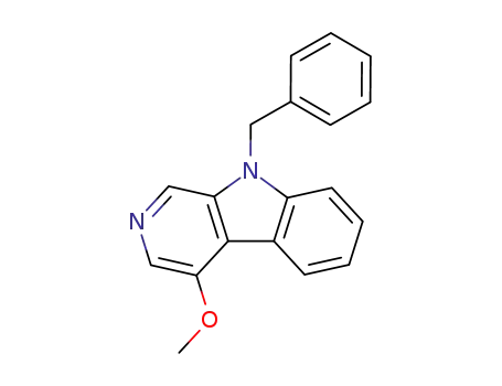 9H-Pyrido[3,4-b]indole, 4-methoxy-9-(phenylmethyl)-
