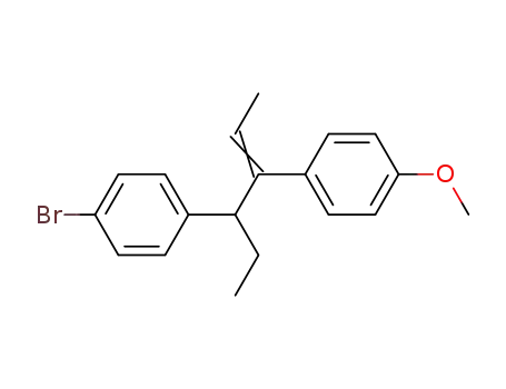 3-(p-anisyl)-4-(p-bromophenyl)-2-hexene