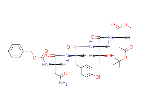 Z-Asn-Tyr-Thr-Asp(OBu<sup>t</sup>)-OMe