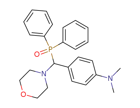 Benzenamine,
4-[(diphenylphosphinyl)-4-morpholinylmethyl]-N,N-dimethyl-