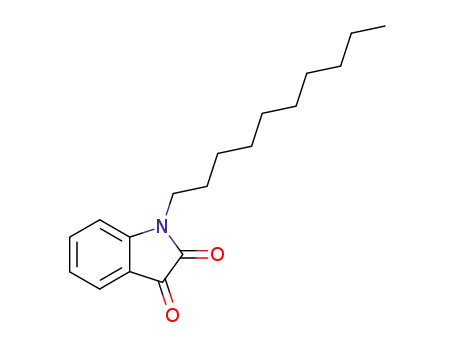 Molecular Structure of 56932-63-9 (1-decylindoline-2,3-dione)