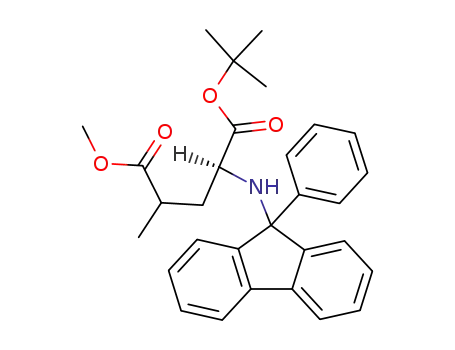 L-Glutamic acid, 4-methyl-N-(9-phenyl-9H-fluoren-9-yl)-,
1-(1,1-dimethylethyl) 5-methyl ester, (4R)-